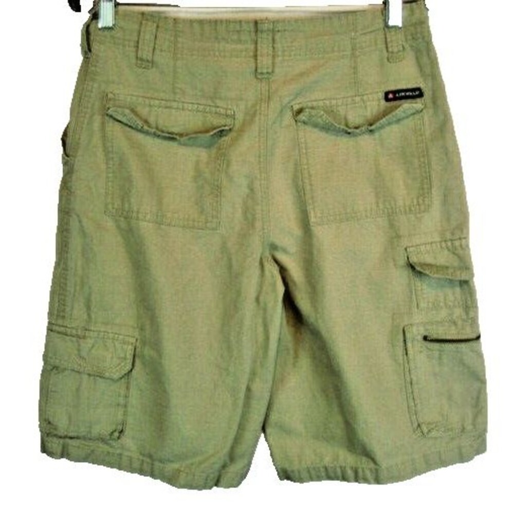 Mens Airwalk Tan Ripstop Cotton Flat Front Board Casual Shorts sz 30x10 - Picture 3 of 6